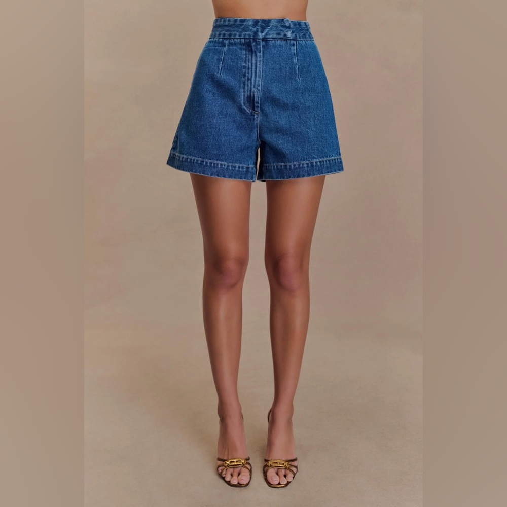 Meshki Blue Jean Shorts